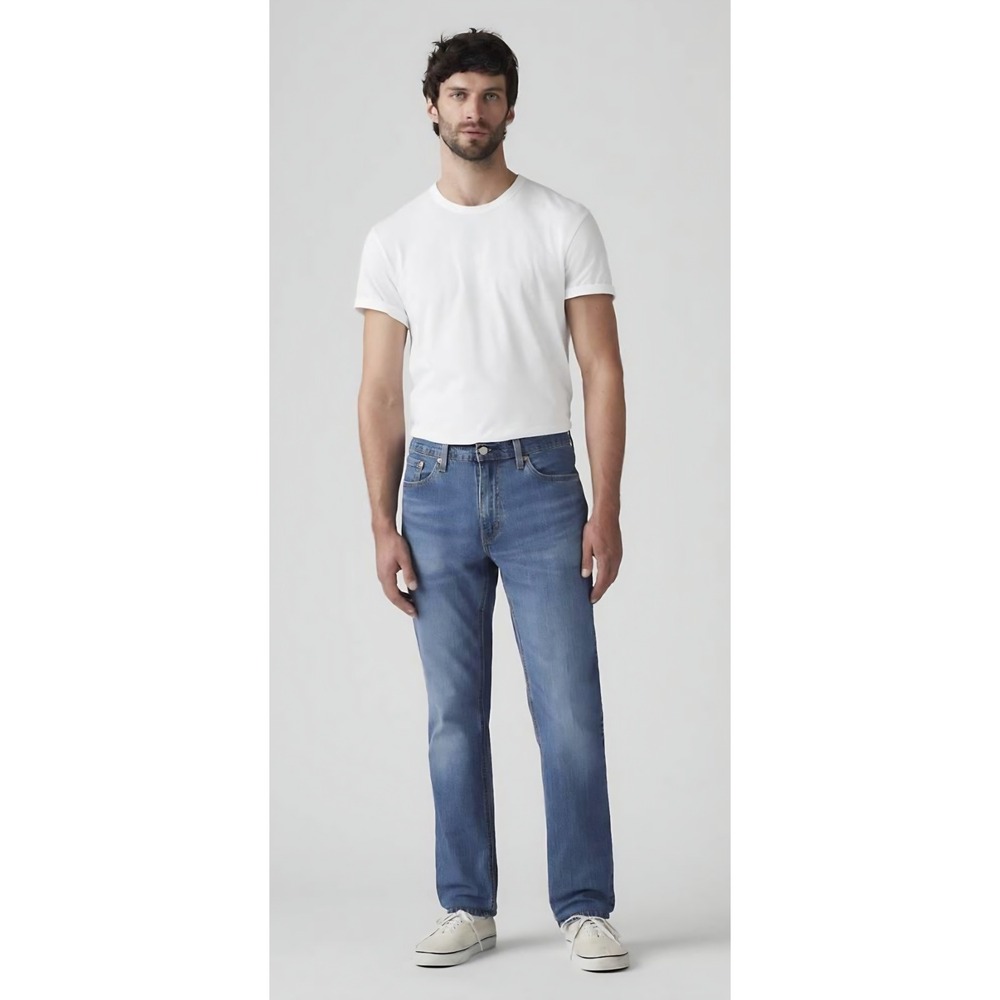 Levi's 505 Regular Fit Jeans W30 L32 Medium Wash Straight Leg